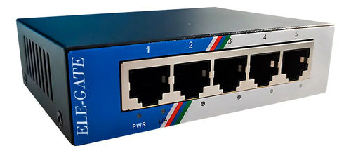 Conmutador Gigabit Switch Con 5 Puertos Rj45 1000 Mbps