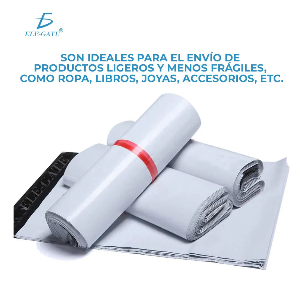 Paquete De 100pzs De Bolsas Sobre Polymailer Para Envios De