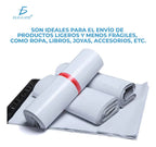 Paquete De 100pzs De Bolsas Sobre Polymailer Para Envios De