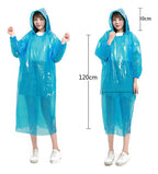 Impermeable Portátil Para Lluvia Unisex Tipo Gabardina Agua M