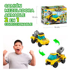 Juguete De Bloques Vehiculo De Carga Armable 2 En 1 32pzs 32