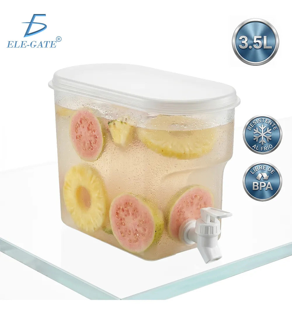 Dispensador de bebidas para refrigerador con llave