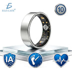 Anillo inteligente titanio plata talla 10