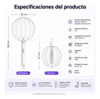 Mata Moscas Eléctrico Recargable Con Luz Uv 2 En 1