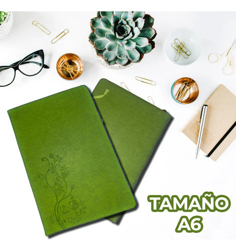 Libreta Con Tapa Acolchada Y Texturizada Con Hojas Tipo