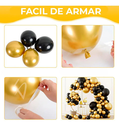 Kit De Globos Para Año Nuevo - Botella De Champán Y Estrella