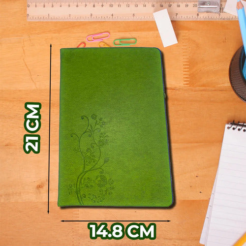 Libreta Con Tapa Acolchada Y Texturizada Con Hojas Tipo