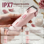 Rasuradora Eléctrica Ele-gate 2 En 1 Ipx7 Usb-c Rosa