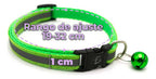 Collar Reflectante Con Campana Para Mascotas Ajustable