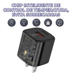 Cargador Dos En Uno Usb-a Y Usb-c Carga Rápida 5v