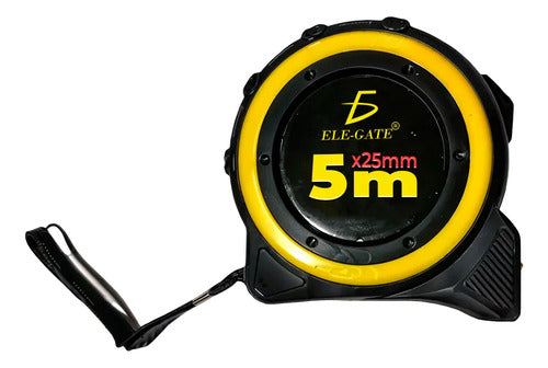 Cinta Métrica Magnética 5m Con Escala Doble Cara Con Gancho