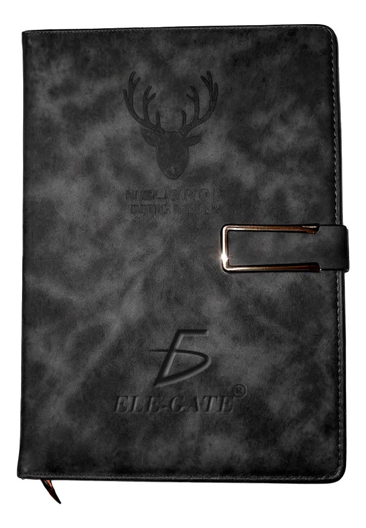 Libreta Elegante Con Portada Acolchonada Y Cierre Magnético