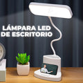Lámpara De Escritorio Usb Con Brazo Ajustable Y Puerto De
