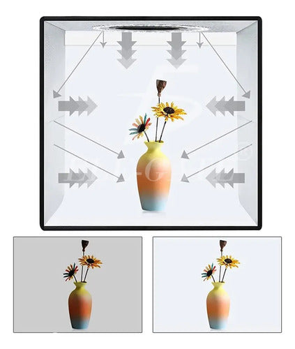 Caja De Estudio Fotográfico Con Luz Led Regulable