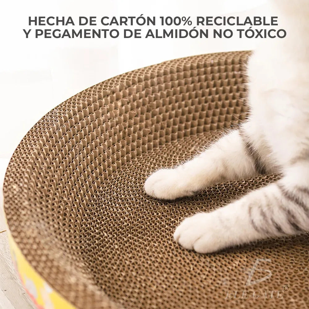 Rascador Reversible De Cartón Para Gatos