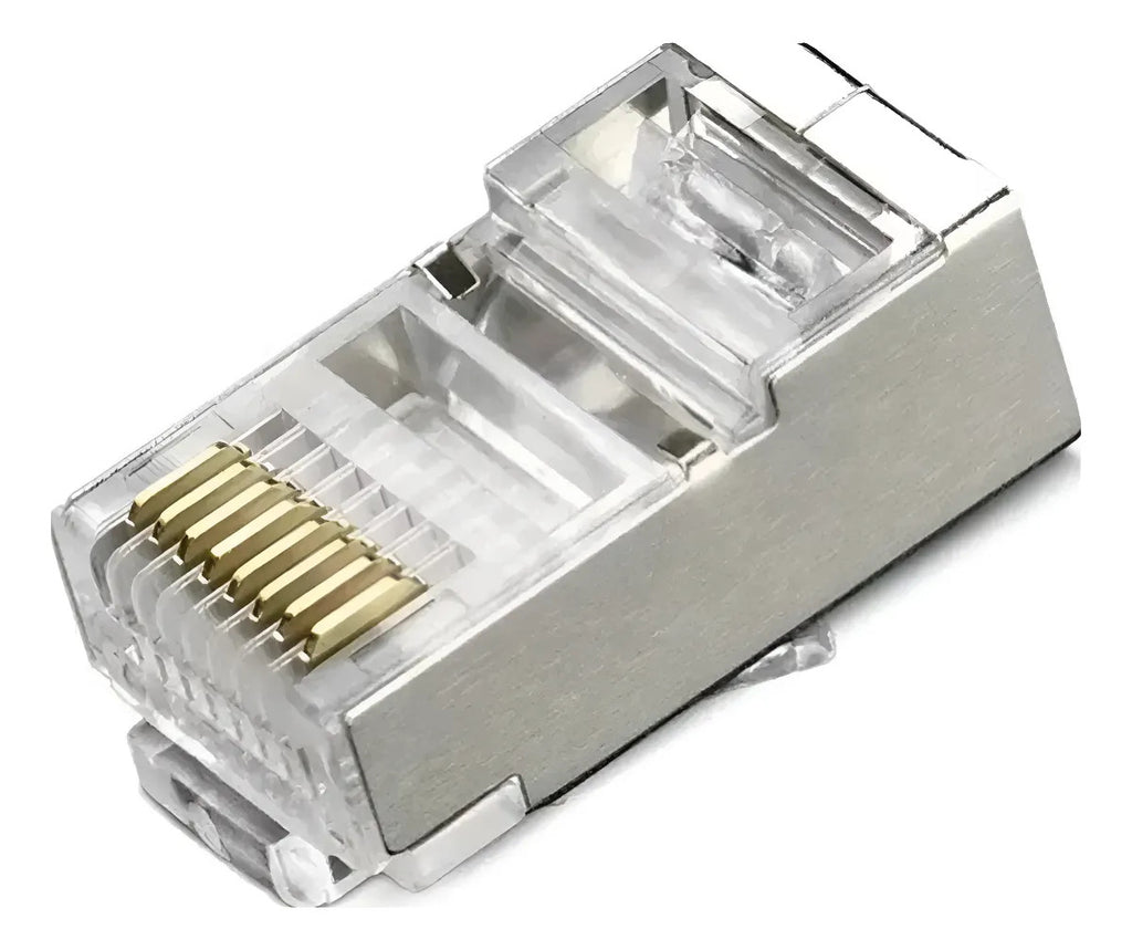 Paquete 100 piezas plug conector RJ45 cable red utp CAT6