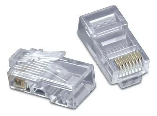 Plug Conector Rj45 Cable Red Internet Utp Cat 6