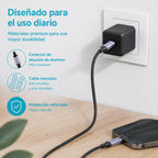 Cable Lightning Usb-a 2 Metros Trenzado Carga 2.4a Para