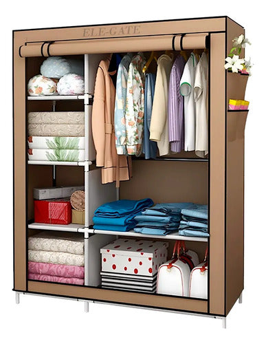 Closet Organizador De Tela Con Estructura De Metal