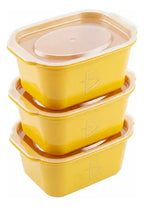 Paquete De 3 Envases Multiusos De 350 Ml Plástico Pp5