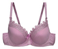 Brasier Con Encaje De Copa Completa Push Up Rosa M