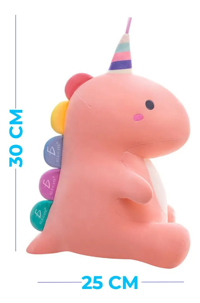 Dinosaurio Cumpleañero Peluche 30 Cm Verde