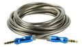 Cable auxiliar audio 3.5 metalico 3 metros