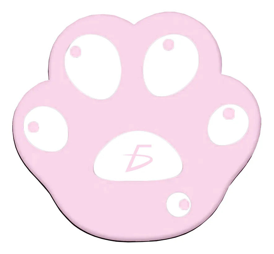 Mouse pad huella de oso alfombrilla de ratón para juegos rosa