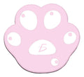 Mouse pad huella de oso alfombrilla de ratón para juegos rosa