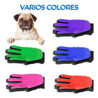 Guante Quita Pelo Para Mascota Color Azul