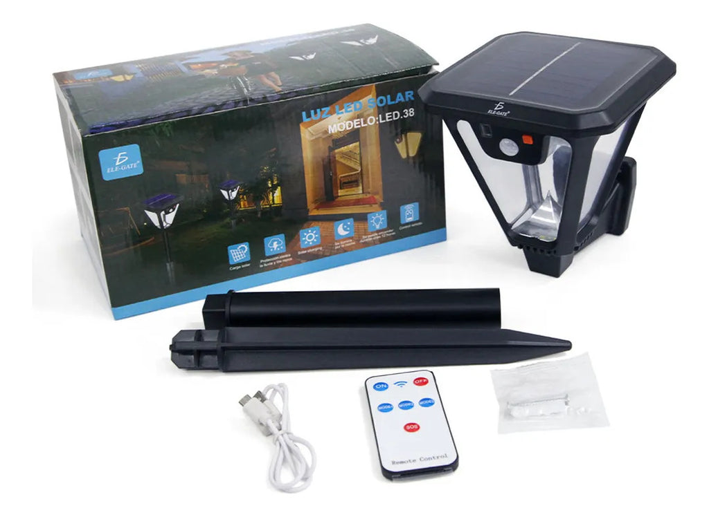 Lámpara Solar Automática Para Exteriores