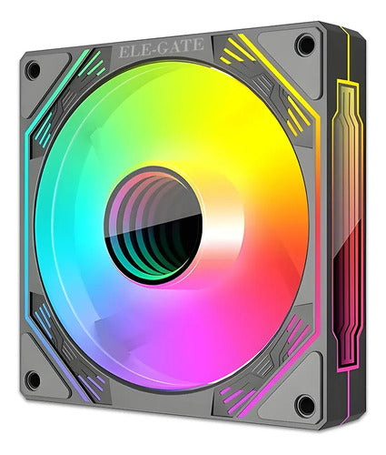 Ventilador De Chasis 120mm Rgb Pwm Refrigeración Silenciosa