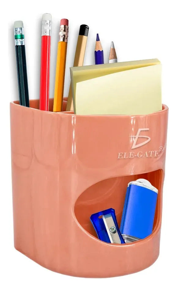 Lapicera De Plástico Para Escritorio En Varios Colores