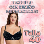 Brasier Con Encaje De Copa Completa Beige M