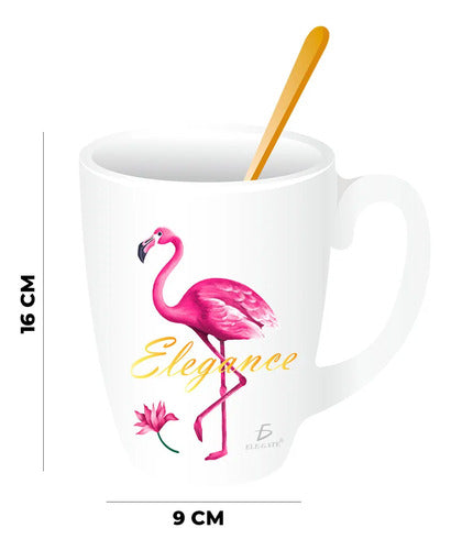 Taza De Cerámica Con Dibujo De Gatito Resistente 500 Ml