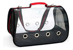 Transportadora Bolsa Mascota Tipo Arco Perro Gato Viaje Rojo