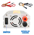 Inversor Voltaje Con Cargador Ups Volta 12vdc 110vac 500w
