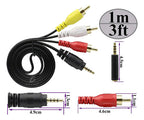Video Audio Cable Tv Macho A 3 Rca Macho