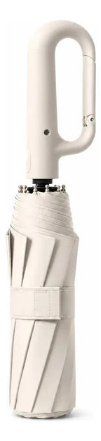 Paraguas Automático Plegable 23 Pulgadas Con Apertura Y Blanco