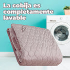 Colcha rosa claro ligera para verano 220 x 220 cm rosa claro