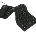 Mini Teclado Alambrico Flexible Usb Pc Laptop Contra Agua