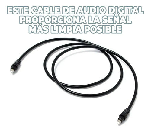 Cable Toslink De Fibra Optica 5 M Audio Alta Calidad