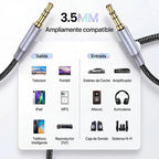 Cable Auxiliar Jack 3.5mm A 3.5mm 1.5m Con Conectores