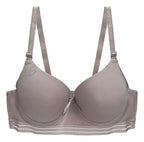 Brasier Con Encaje De Copa Completa Beige M