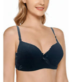 Brasier Con Encaje Copa Completa Slight Push Up Rosa Claro M