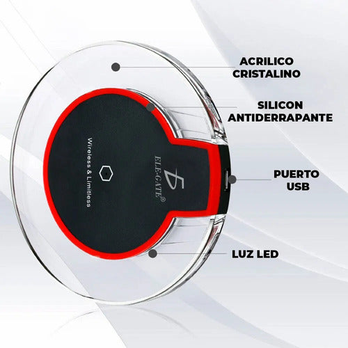 Cargador Inalambrico Para Samsung Huawei Ovvo Xiaomi Para