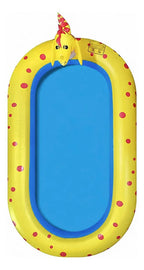 Alberca Inflable Con Aspersores Amarillo/azul