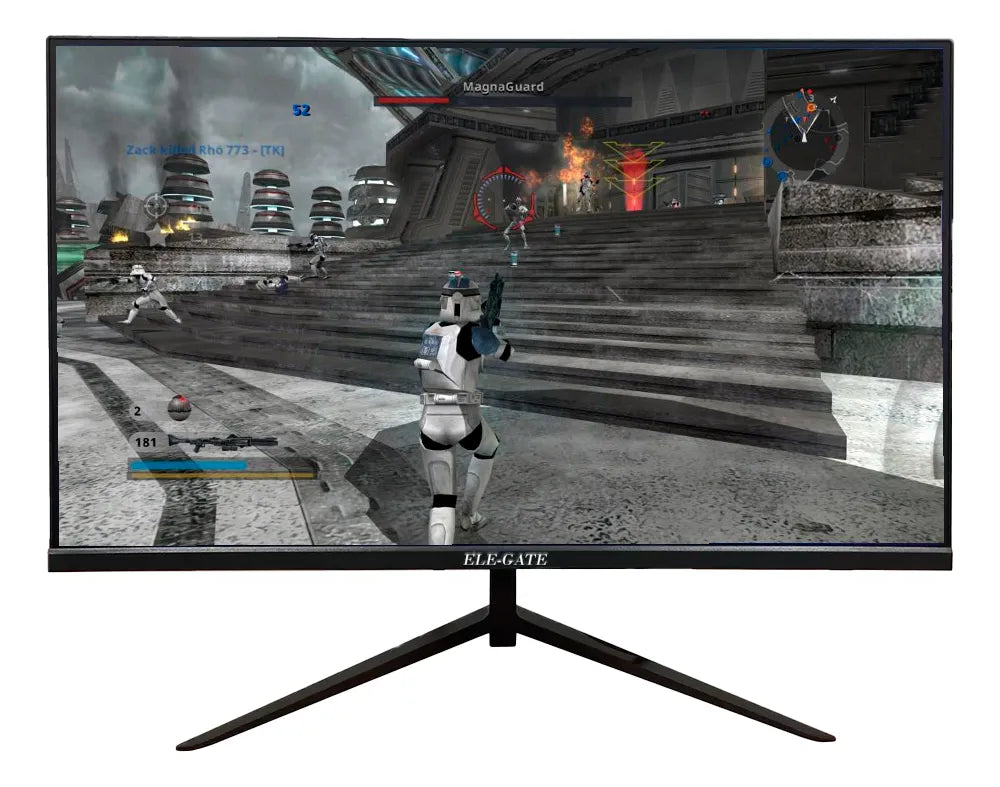 Monitor 27 75Hz full HD 1K ultra-delgado con cero marcos