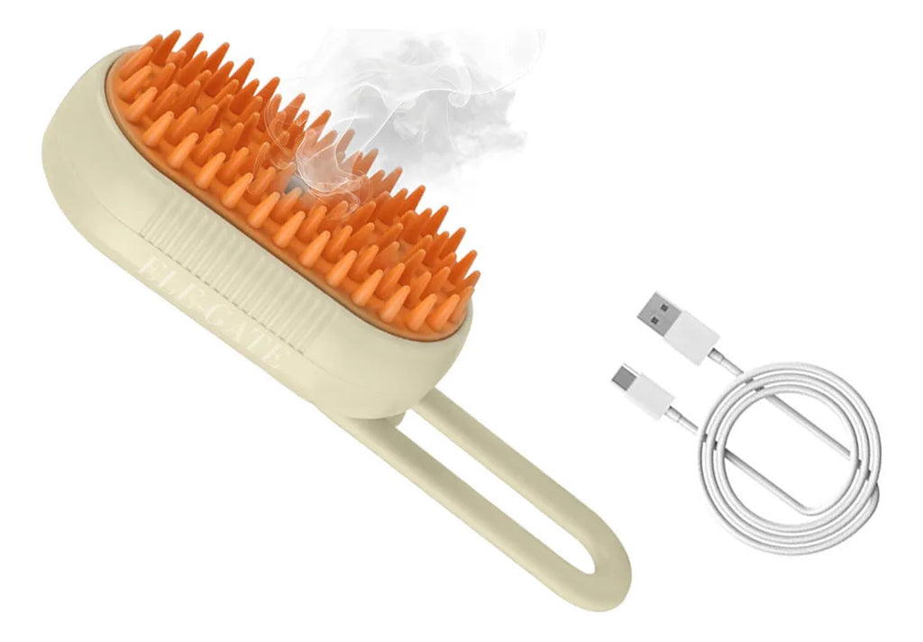 Cepillo Vaporizador Usb Para Perros Y Gatos