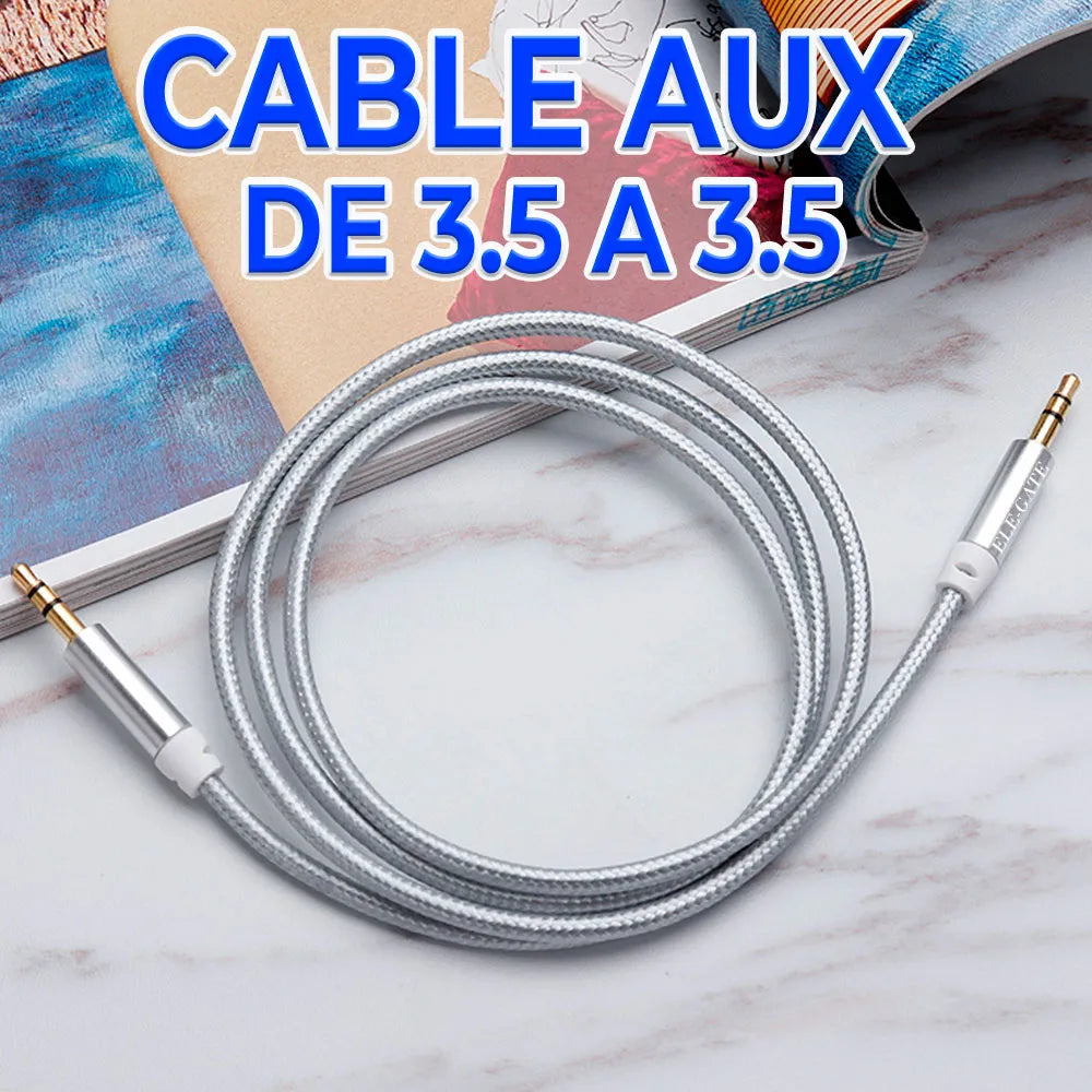 Cable De Audio Estéreo De 3.5 Mm Conexión Perfecta De 1